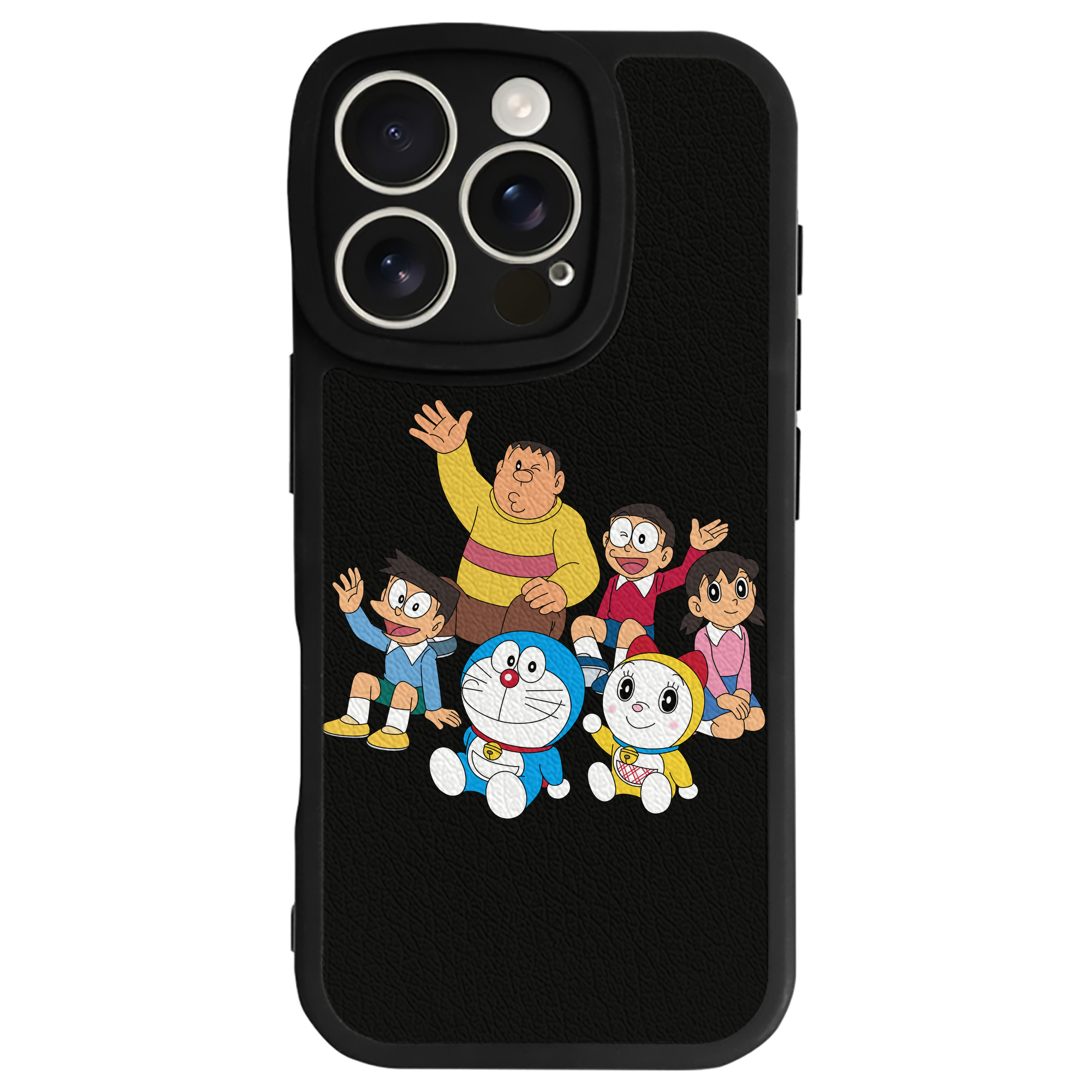 （画像用） ドラえもん 骨川 スネ夫 Doraemon Honekawa Suneo 【iPhone 16シリーズ対応】シリコンスマホケース（レザー調） 材質：シリコン